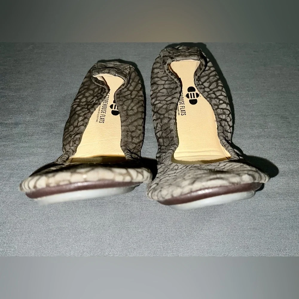 Storehouse Flats - brown crocodile - Picture 4 of 4